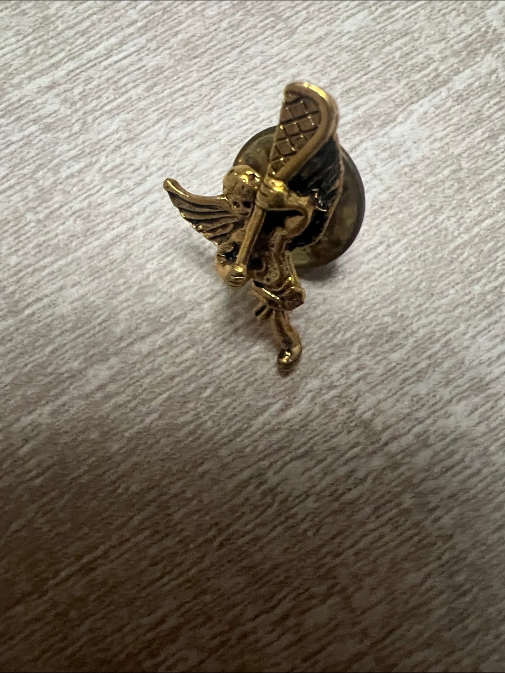 Gold Angel Lapel Pin